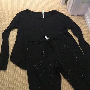 **WORN ONCE STARRY NIGHT PAJAMA SET**